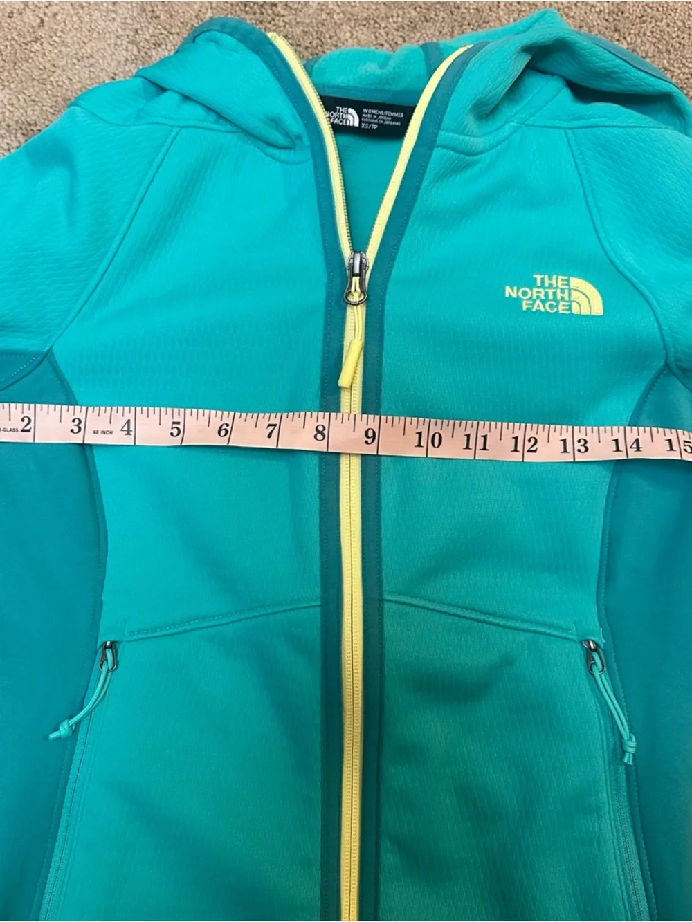Women’s XS North Face Arcata Hoodie Full Zip Lightweight Jacket Gorpcore Green